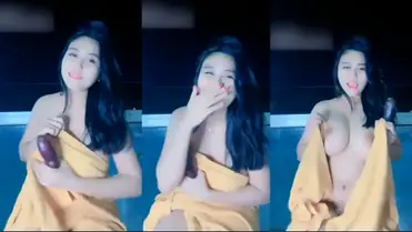 Miya Toge Main Terong Bikin Pria Sange Berat