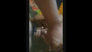 Servis Mulut Enak Mata Ditutup Kain Hitam